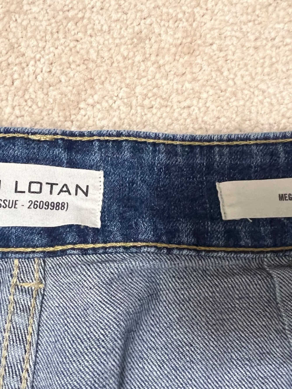 Nili Lotan Megan Jean Classic Wash Size 27 Wide Leg Made in USA Like new - Picture 5 of 6